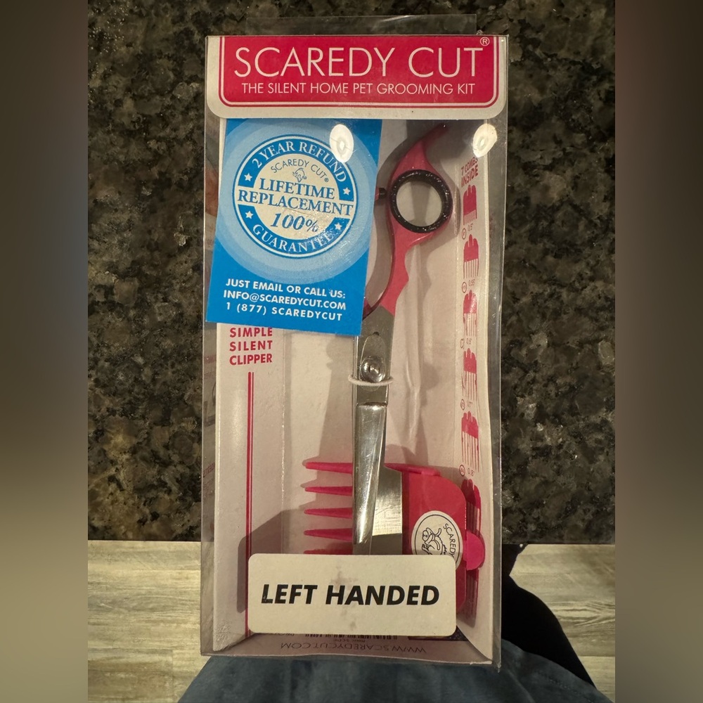ScaredyCut Left Handed Dog/Cat Grooming Shears NIB